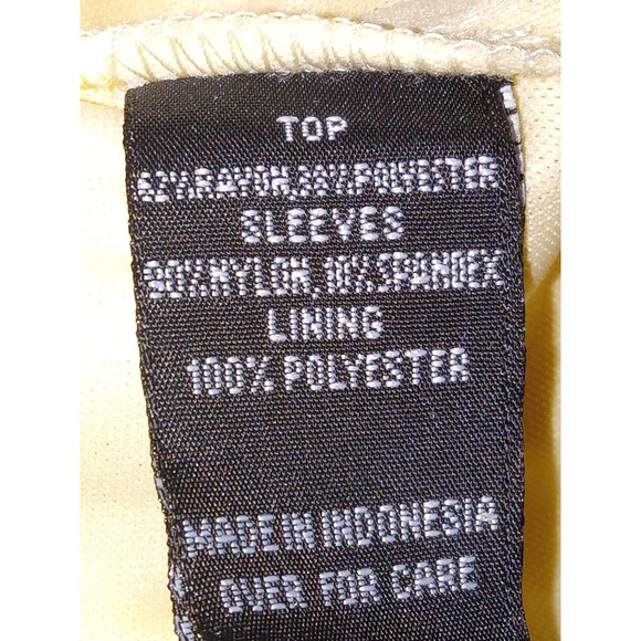 NWT‎ Youth Girls Ally B Yellow Top Shirt W/ Head Band Yellow Lace XL 16 - Picture 12 of 12